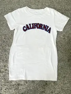 CALIFORNIA刺繍ホワイト半袖Tシャツのサムネイル