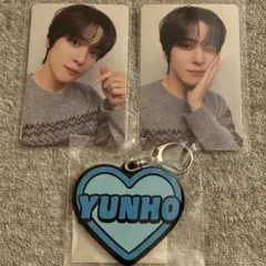 ATEEZ アチズ ユノ JPFC クジ　トレカ　コンプ キーホルダー②
