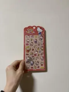 【正規品】サンリオ公式韓国限定 ハローキティ Tok!Tok!3Dシール 5
