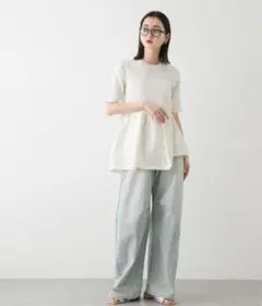 アシメペプラムセーター♡新品未使用