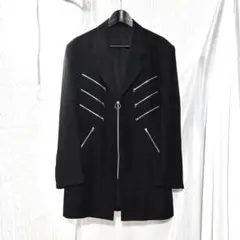 Y2K 90s Archive Multi Zip Design Jacket