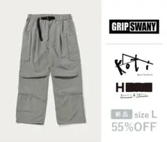 新品6.5割引 GRIP SWANY × Koti ナイロンカーゴパンツ L