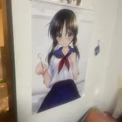 ぱんのみみ ぱん 妹ちゃん ゆうりちゃん B1タペストリー 直筆サイン
