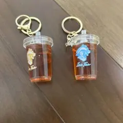 アイスティー型キーホルダー クリアオレンジ