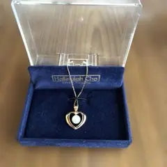 【JAL限定未使用】パール ハートペンダント 14K ネックレス　ゴールド JAL限定未使用】パール ハートペンダント 14K ネックレス ゴールド