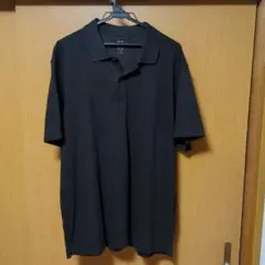 UNIQLO ブラック ポロシャツ XXL