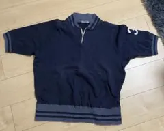 FUCKIN'ALLOVER ハーフジップ半袖トレーナー