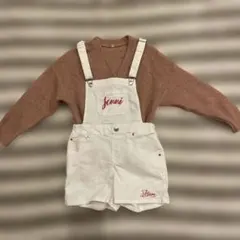 ホワイトオーバーオール