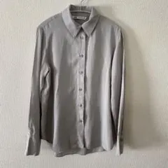 ZARA 長袖ブラウスシャツ　グレー