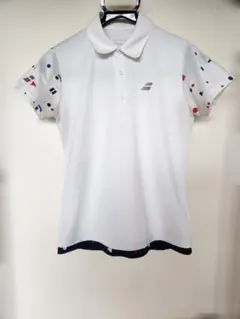 Babolat　ポロシャツ　Lサイズ　ホワイトベース　テニスのサムネイル