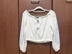 H&M DIVIDED オフショルダー ブラウス L