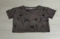 花柄　半袖　スポーツTシャツ　ヨガ