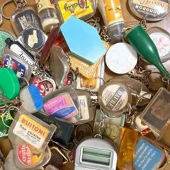 P636 50個 キーホルダー レトロ キーチェーン フレンチ アンティーク