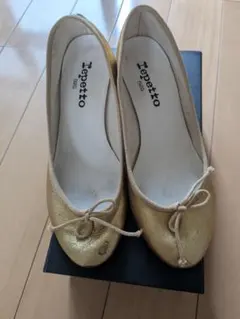 レペット　パンプス　ゴールド　36 repetto 23cm　バレエ