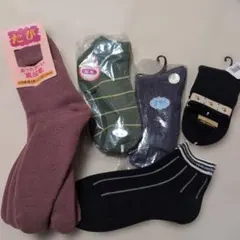 あったかソックス 6足セット　ソックス　靴下　裏起毛　22-24cm