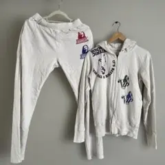 ヒステリックグラマー ジップアップ パーカー セットアップ