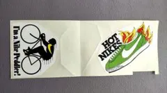 Old 珍品 NIKE ステッカー２点 1970年代のサムネイル