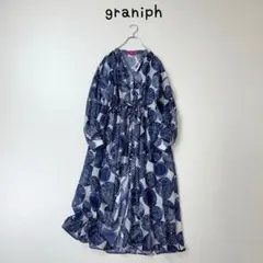 graniph シアー　デザイン　ワンピース　羽織り　フリーサイズのサムネイル