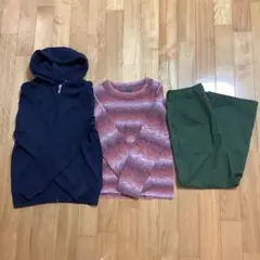 レディース服まとめ売り　ベイカースカートとトップス2点　サイズM