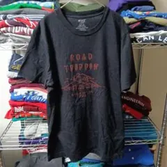 2022sLインドネシア製古着メンズヴィンテージ黒ブラックtシャツUSA直輸入