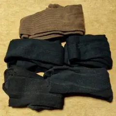 厚手タイツ 5足セット ブラウン1 ブラック4　M〜L