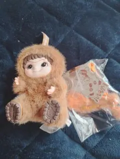 ワクク wakuku マスコット 茶色