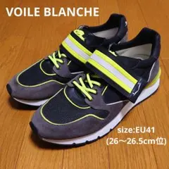 VOILE BLANCHE メンズ リアム レースストラップ スニーカー 黒のサムネイル