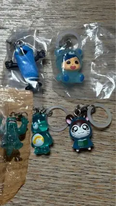 めじるしアクセサリー まとめ売り 青 スンスン 風間くん ケアベア のっぽくん