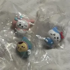 ちいかわサンリオなりきりフィギュア　ちいかわ　くりまんじゅう　ハチワレ