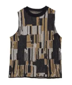 AMERI 完売商品☆RUG LIKE AMERICAN SLEEVE KNITのサムネイル