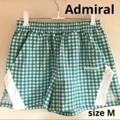 Admiral 緑と白のチェック柄ショートパンツのサムネイル