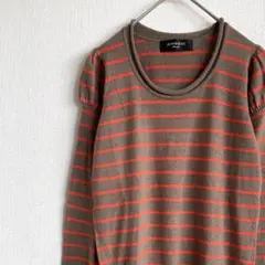 ボーダーニット ウール