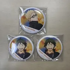 ハイキュー　月島蛍・山口忠　缶バッジ