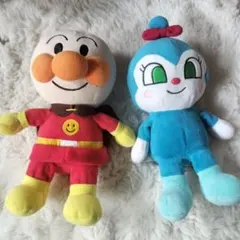 アンパンマンとドキンちゃん ぬいぐるみ セット 約25cm