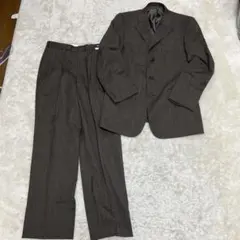 NEW YORKER ニューヨーカー　スーツ　セットアップ　茶系　パンツ未使用
