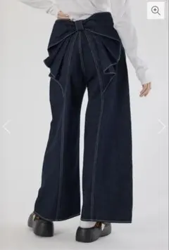 ビックリボンデニムパンツのサムネイル