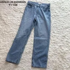 ユニクロ JW ANDERSON コラボ ストレートジーンズ サイズ30 ブルー