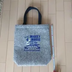 トートバッグ フエルトバック Mickey Mouse