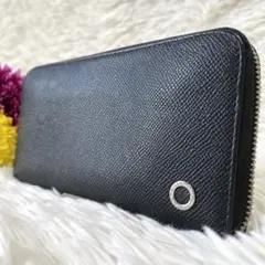 極美品✨ ブルガリ　長財布　ラウンドファスナー　サークルロゴ　ビーゼロワン　黒