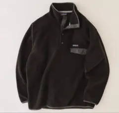 Patagonia ブラック フリースジャケット ハーフジップ