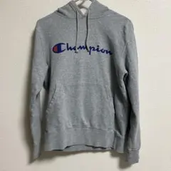 Champion グレー フード付きパーカー