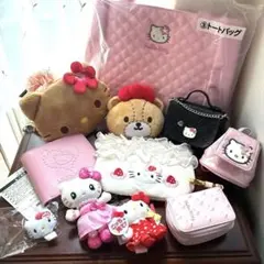 サンリオ ハローキティ グッズまとめ売りマスコットホルダーやロープ