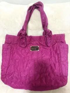 マークバイマークジェイコブス トートバッグ ピンク キルティング A4収納可