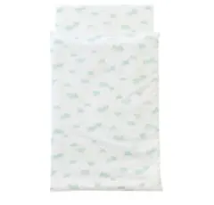 【5点セット】サンデシカ　ベビーお昼寝布団 雲柄 撥水バッグ付き 保育園　洗濯可