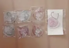 新品未使用　7個セット　サンリオ　アクリルキーホルダー うさぎちゃんず