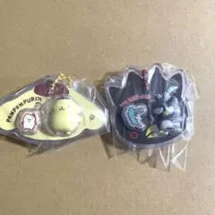 サンリオキャラクターズ　パッケージチャーム ポムポムプリン　バットばつ丸