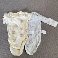 (2枚組)UNIQLO ベビー肌着 70 半袖長袖セット