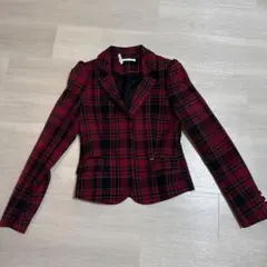 美品 BURBERRYブルーレーベル チェック柄 テーラード - メルカリ