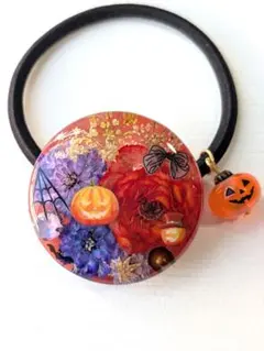 ハロウィンレジンヘアゴム ハンドメイド ＊おまとめ割引あります