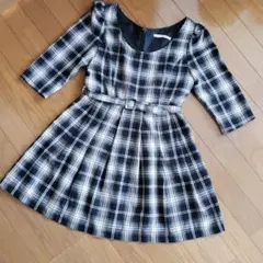 dazzlin チェックワンピース